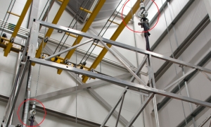 wireless load shackle in theatre