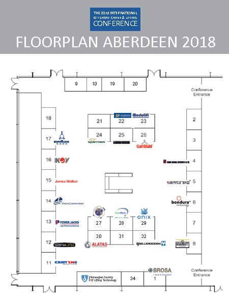 offshore crane and lifting floorplan