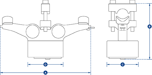 straightpoint load cell dimensions