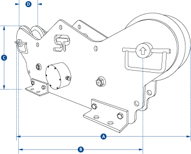 straightpoint TIMH dimensions running line tensiometer dimensions