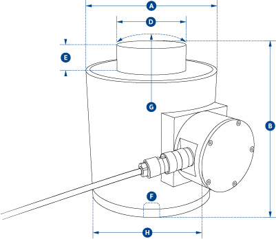 straightpoint cabled compression load cell spec