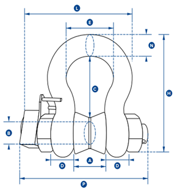 straightpoint loadshackle dimensions straightpoint loadshackle dimensions