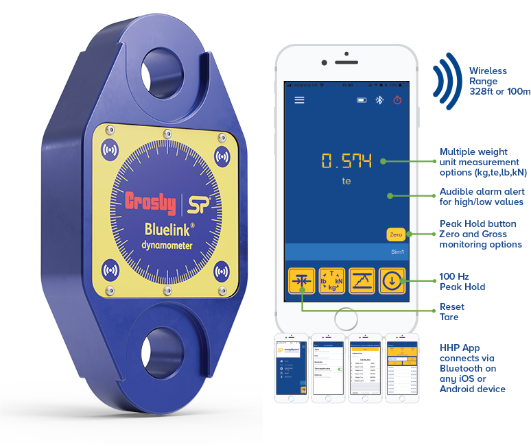 Bluelink bluetooth dynamometer BlueLink Bluetooth Dynamometer