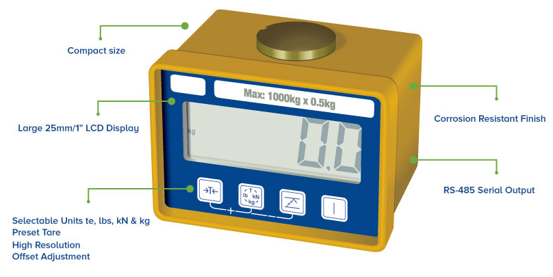 Loadblock plus tension and compression load cell Loadblock plus tension and compression load cell